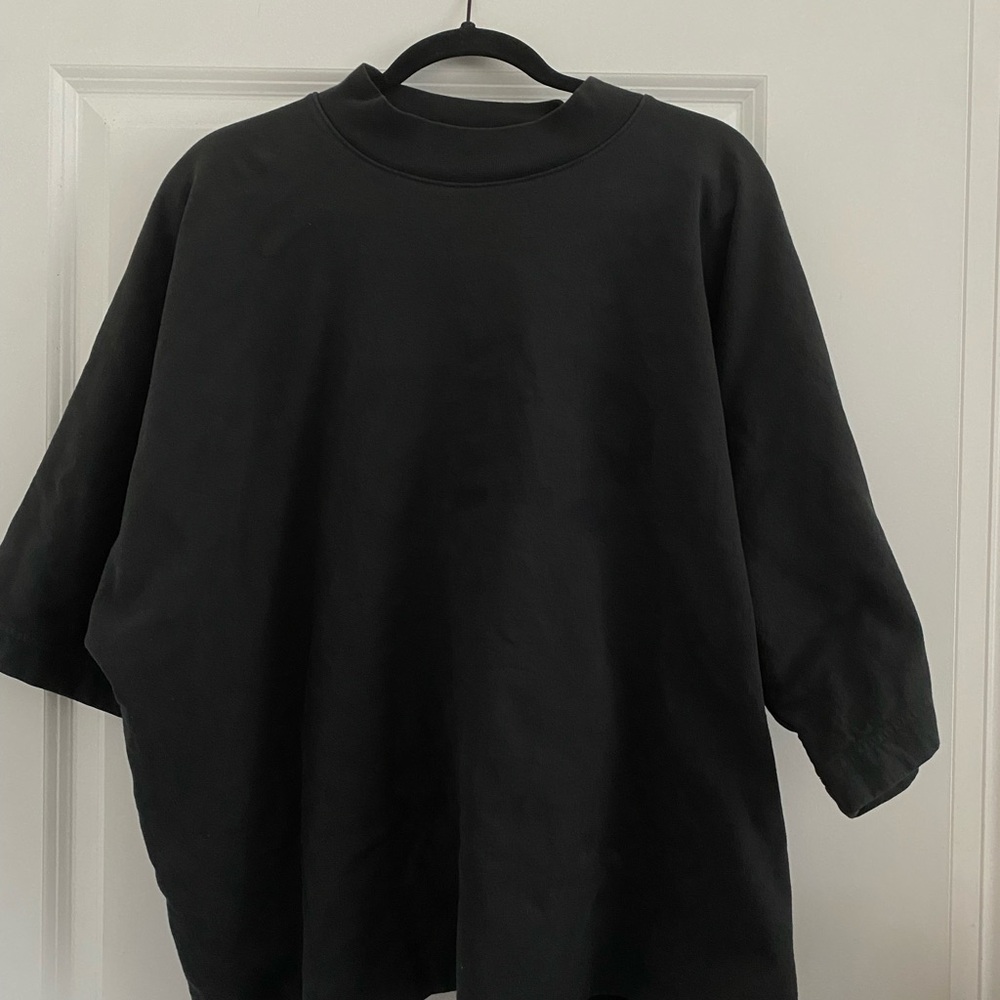 Yeezy Gap Balenciaga Black Oversized T-Shirt